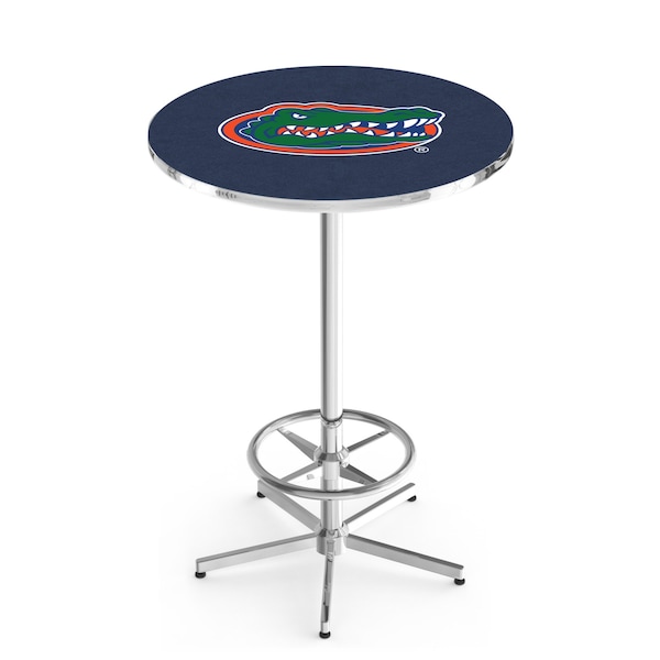 42" Chrome Florida Pub Table